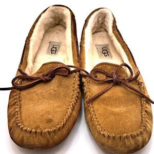 UGG Dakota Chestnut Suede Sheepskin Moccasin Women - Size 7